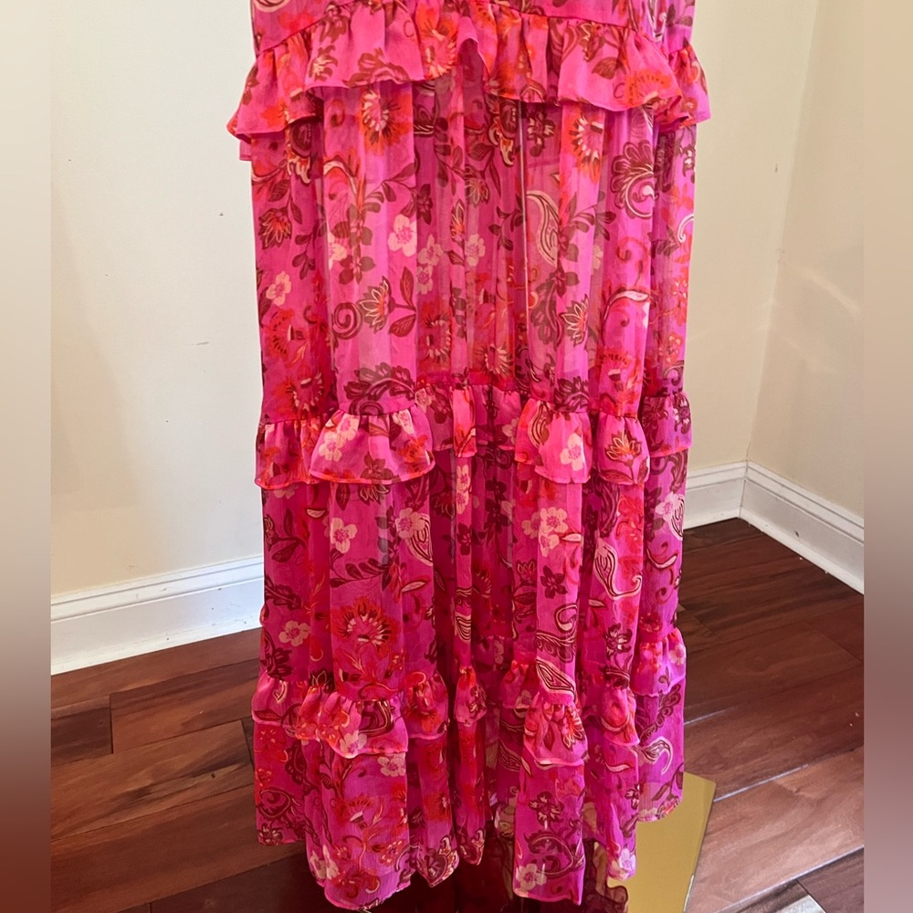 Misa Los Angeles Pink Magdalena Floral Maxi Dress - Picture 6 of 8